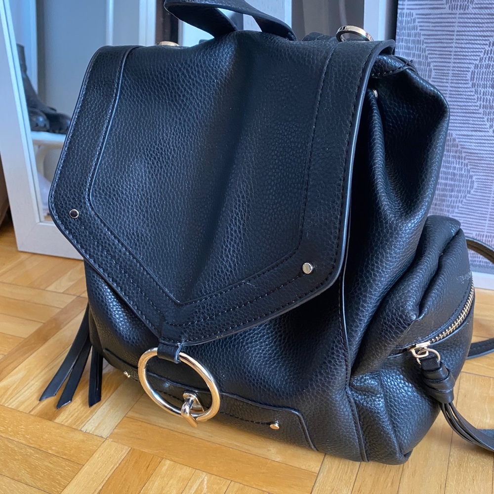 Zara Leather Backpack Purse